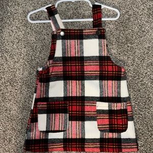 Toddler overall dress!